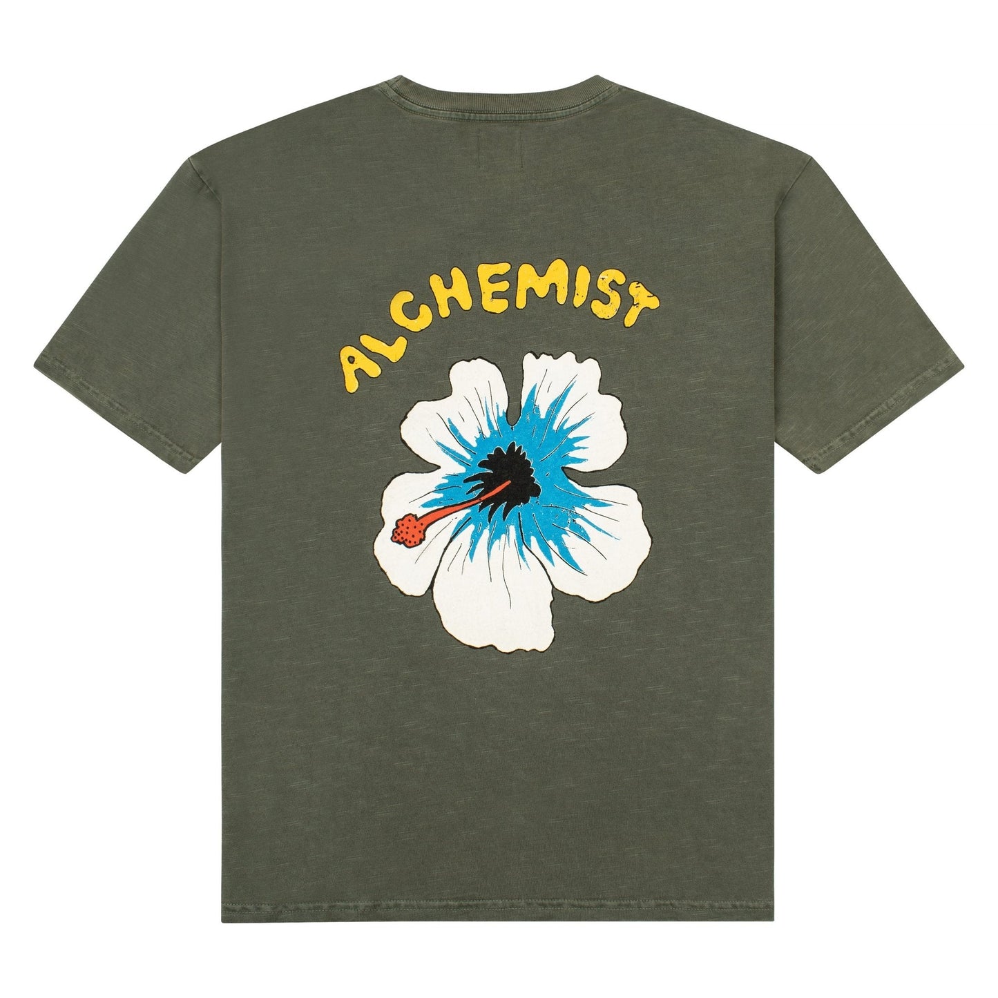 Floral Skull Tee | Defender Green