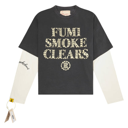 Fumi Rhinestone Double Sleeve Tee