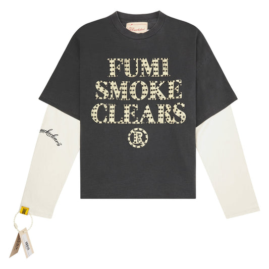 Fumi Rhinestone Double Sleeve Tee