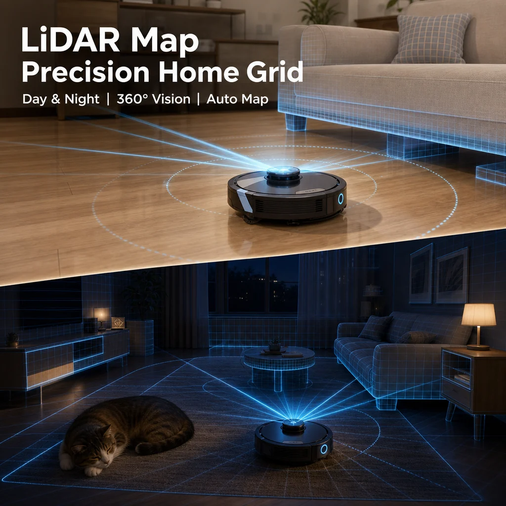 Matrix Plus Robot Vacuum & Mop – Powerful Suction, Smart Cleaning & Anti-Allergen Sealed System