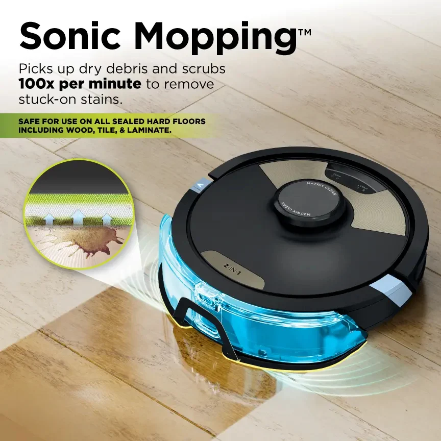 Matrix Plus Robot Vacuum & Mop – Powerful Suction, Smart Cleaning & Anti-Allergen Sealed System