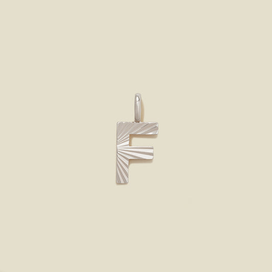 Initial F Charm | Final Sale