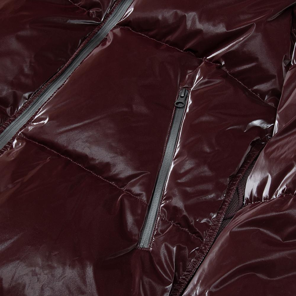 Liquid Nylon Puffer Coat