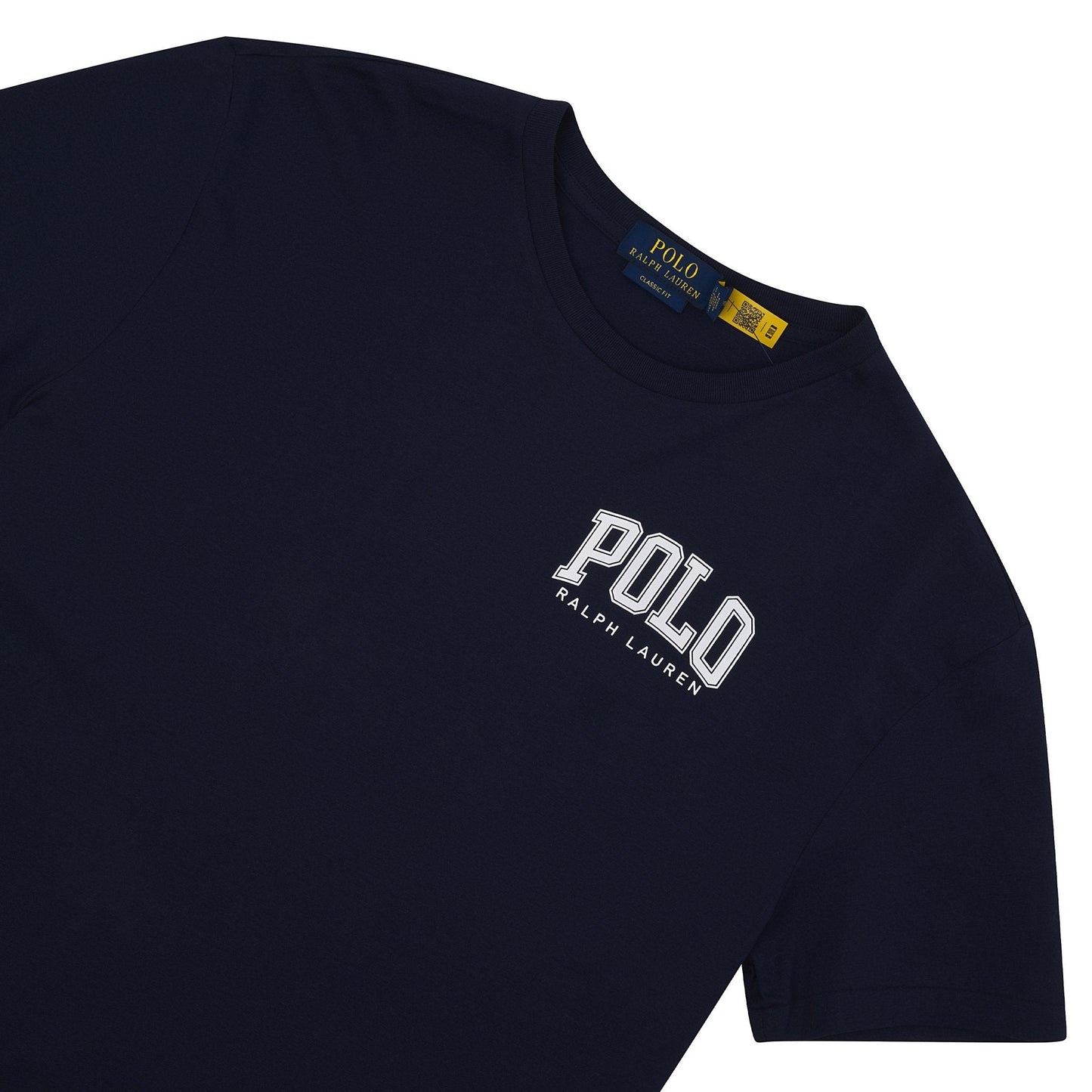 Logo Print Tee | Navy
