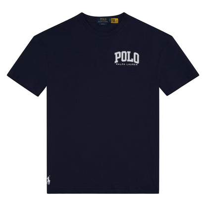 Logo Print Tee | Navy