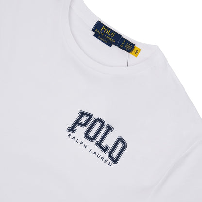 Logo Print Tee | White