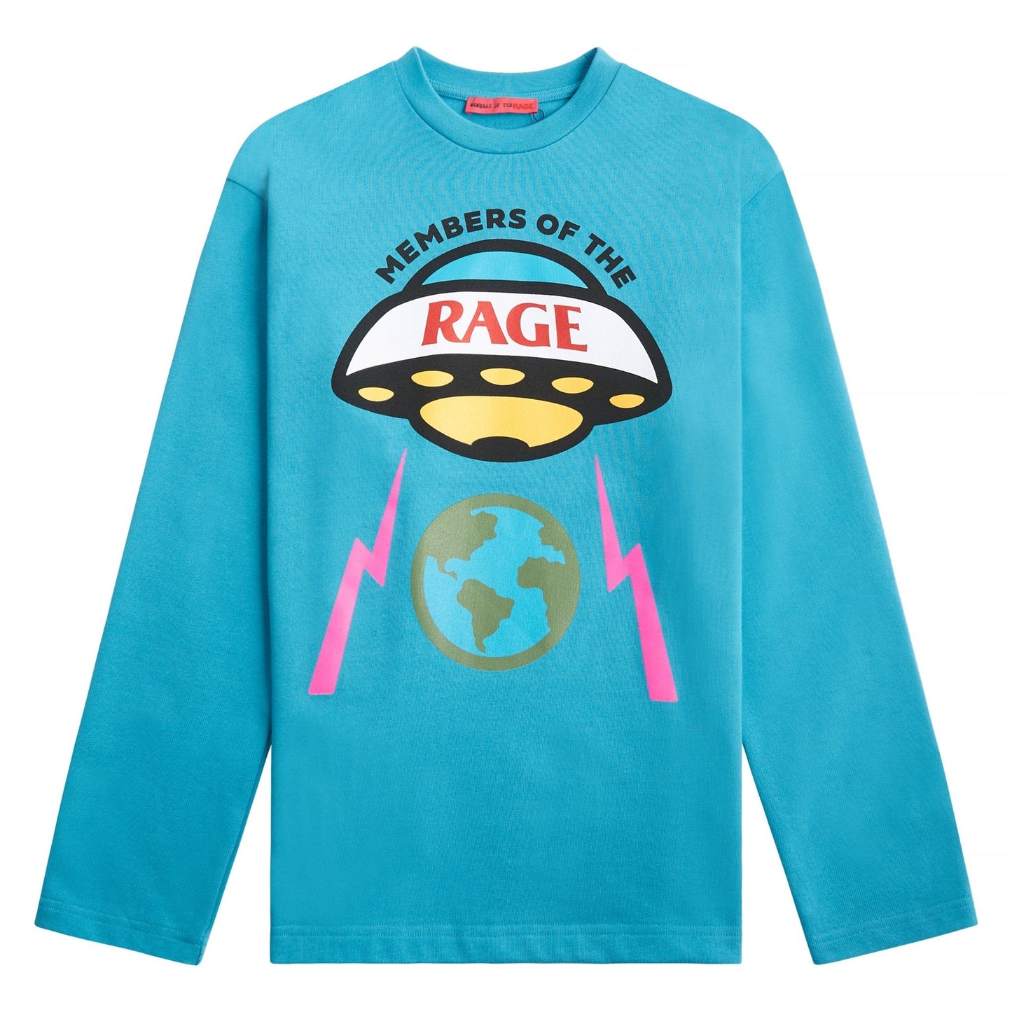 Long Sleeve Logo Tee | Turquoise