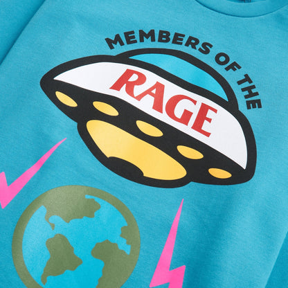 Long Sleeve Logo Tee | Turquoise