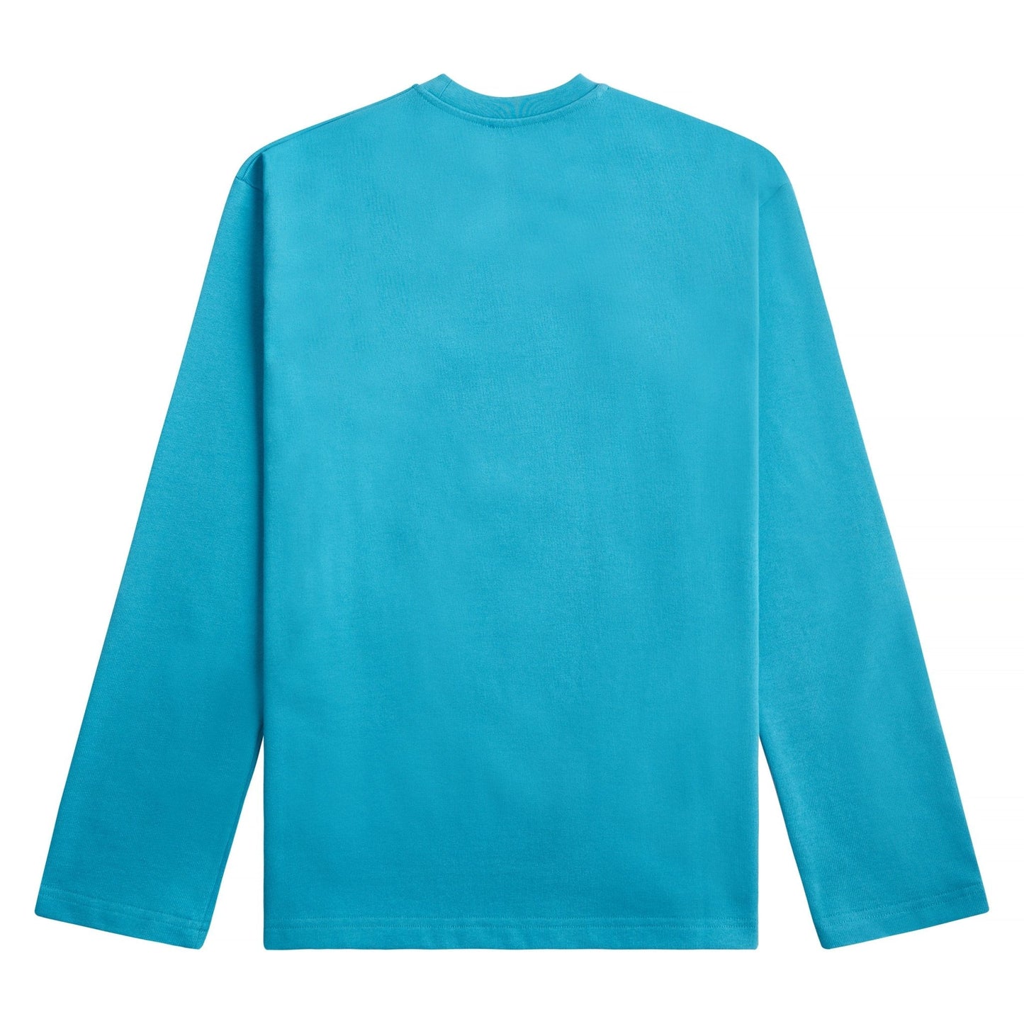 Long Sleeve Logo Tee | Turquoise