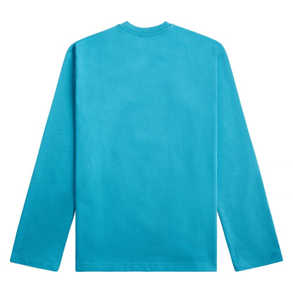 Long Sleeve Logo Tee | Turquoise