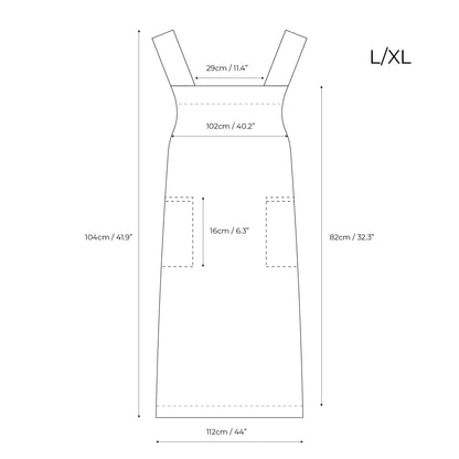 Cross-Back Japanese Apron