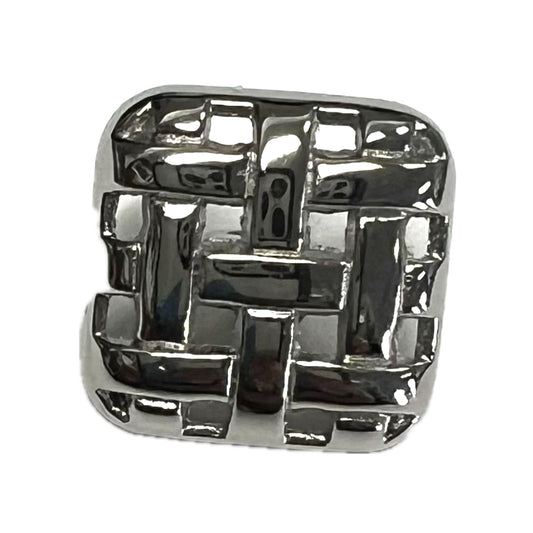 Metal Square Silver-20mm