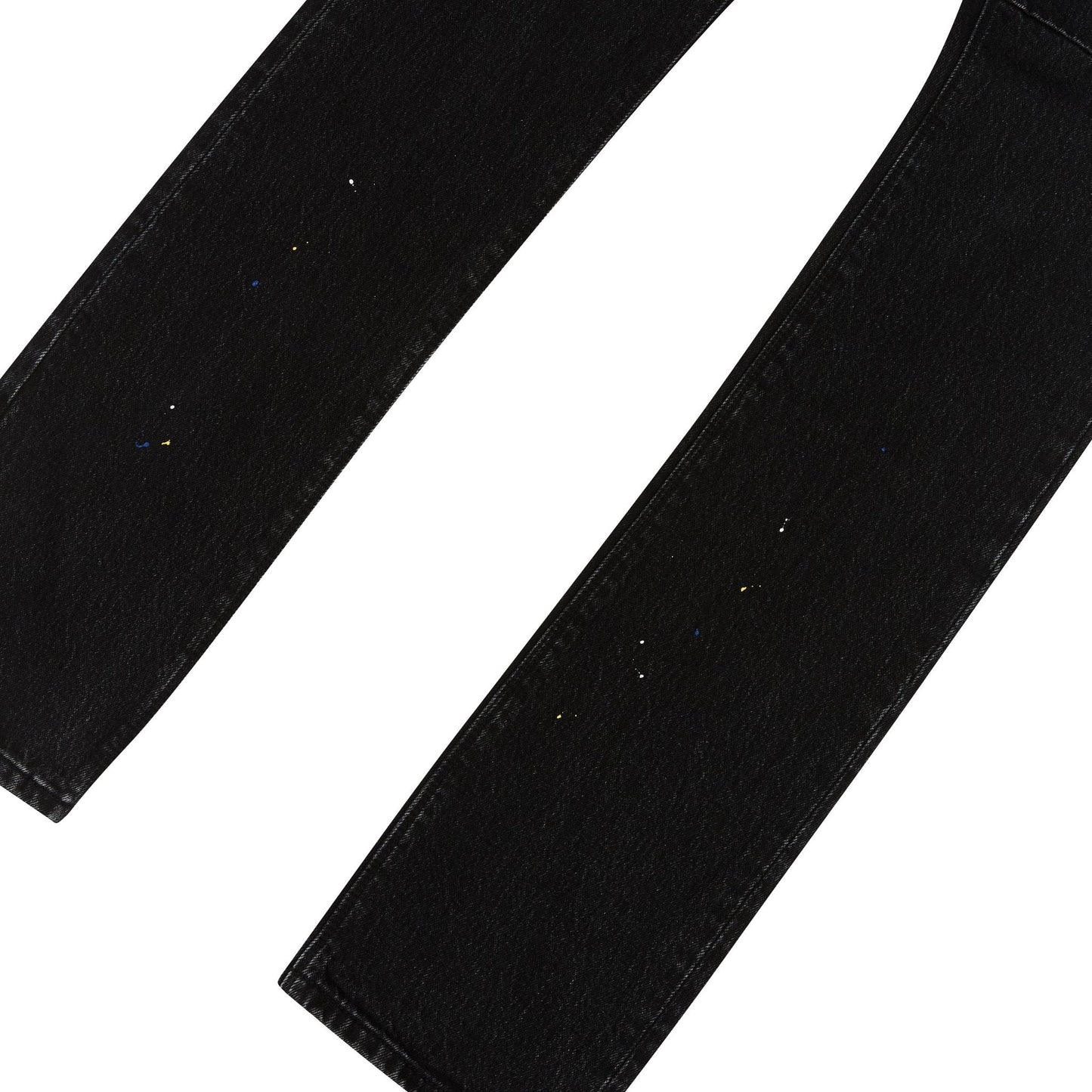 Olivier Black Paint Denim