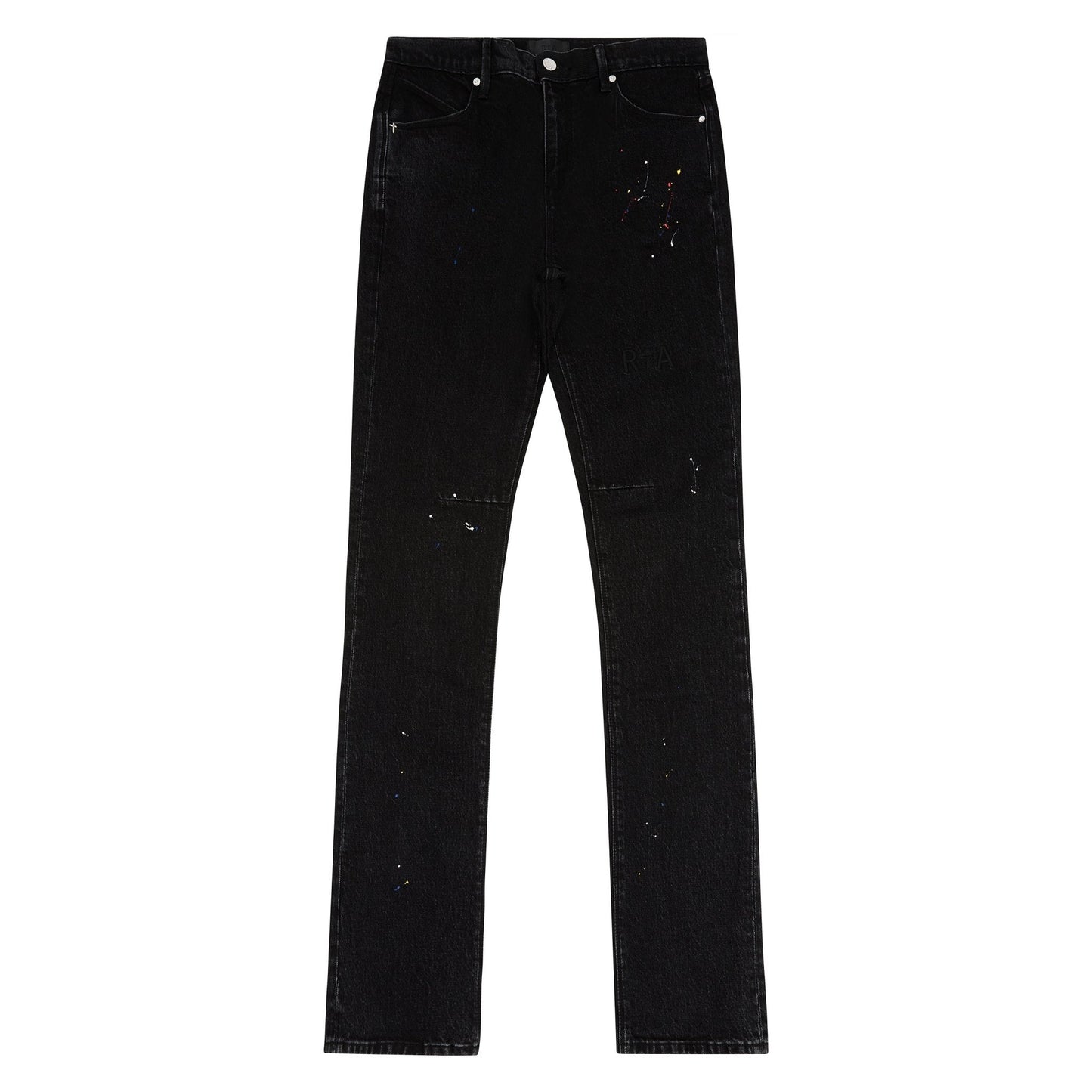 Olivier Black Paint Denim