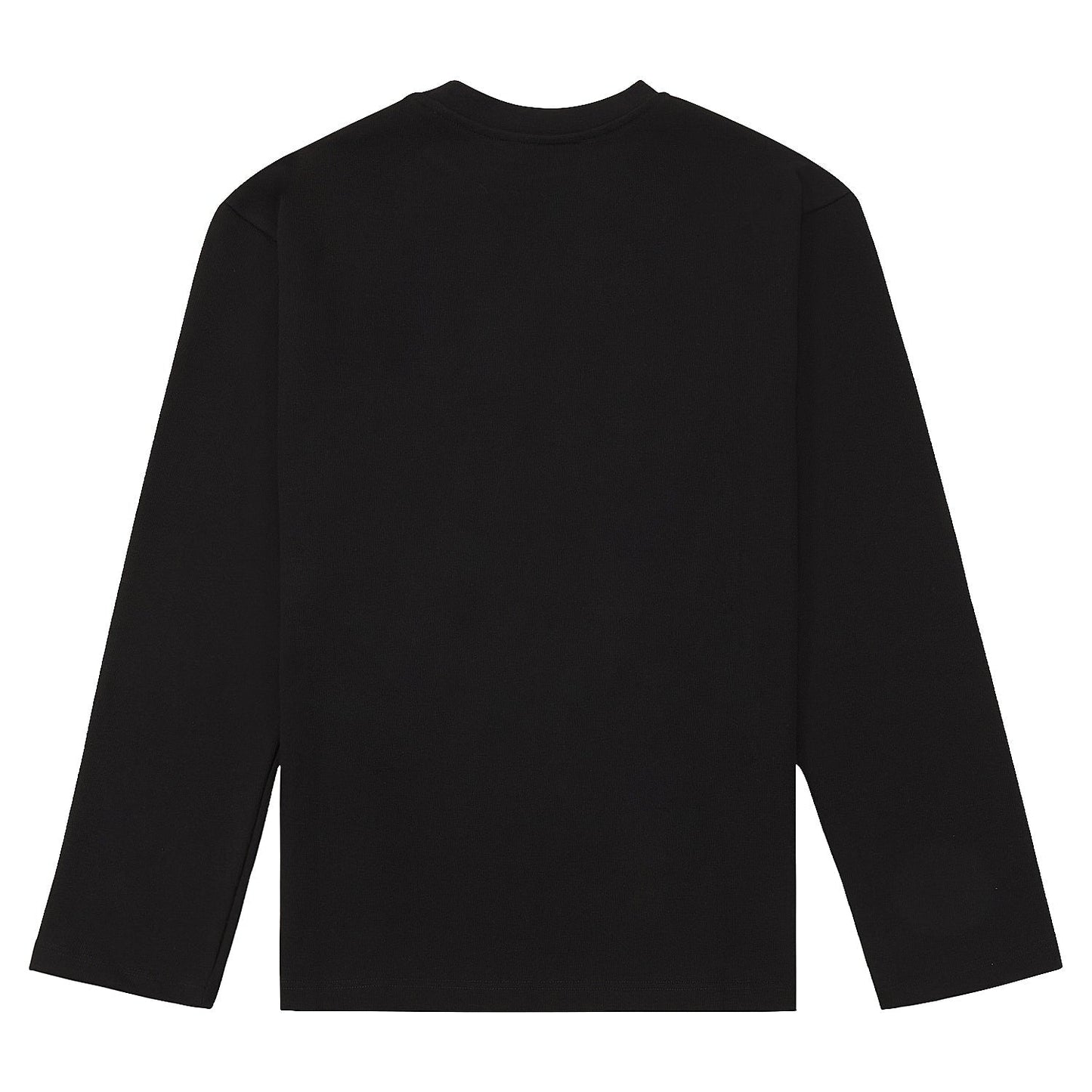 Oversized Logo L/S Tee | Black