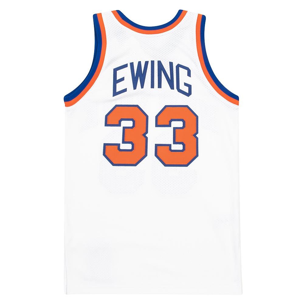 P. Ewing 1985/86 Auth New York Knicks Jersey | White
