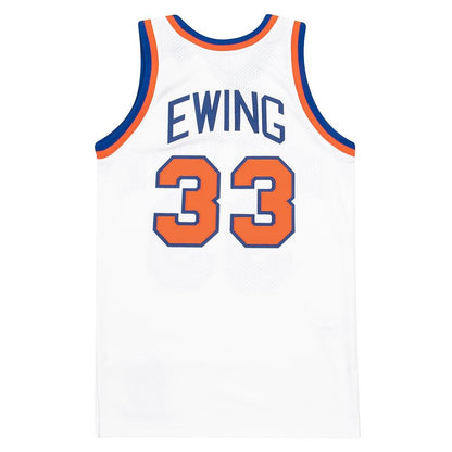 P. Ewing 1985/86 Auth New York Knicks Jersey | White