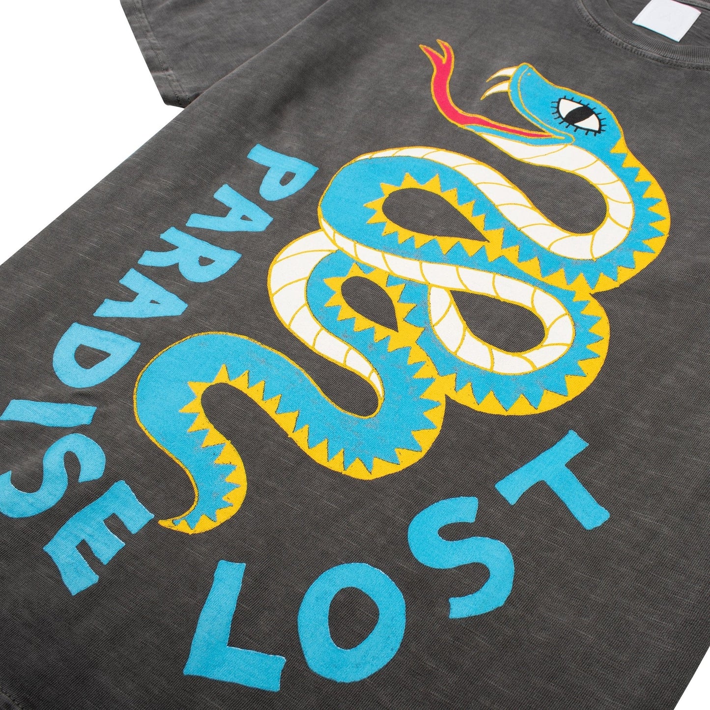 Paradise Snake Tee | Jet Black