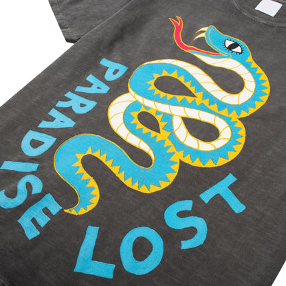 Paradise Snake Tee | Jet Black