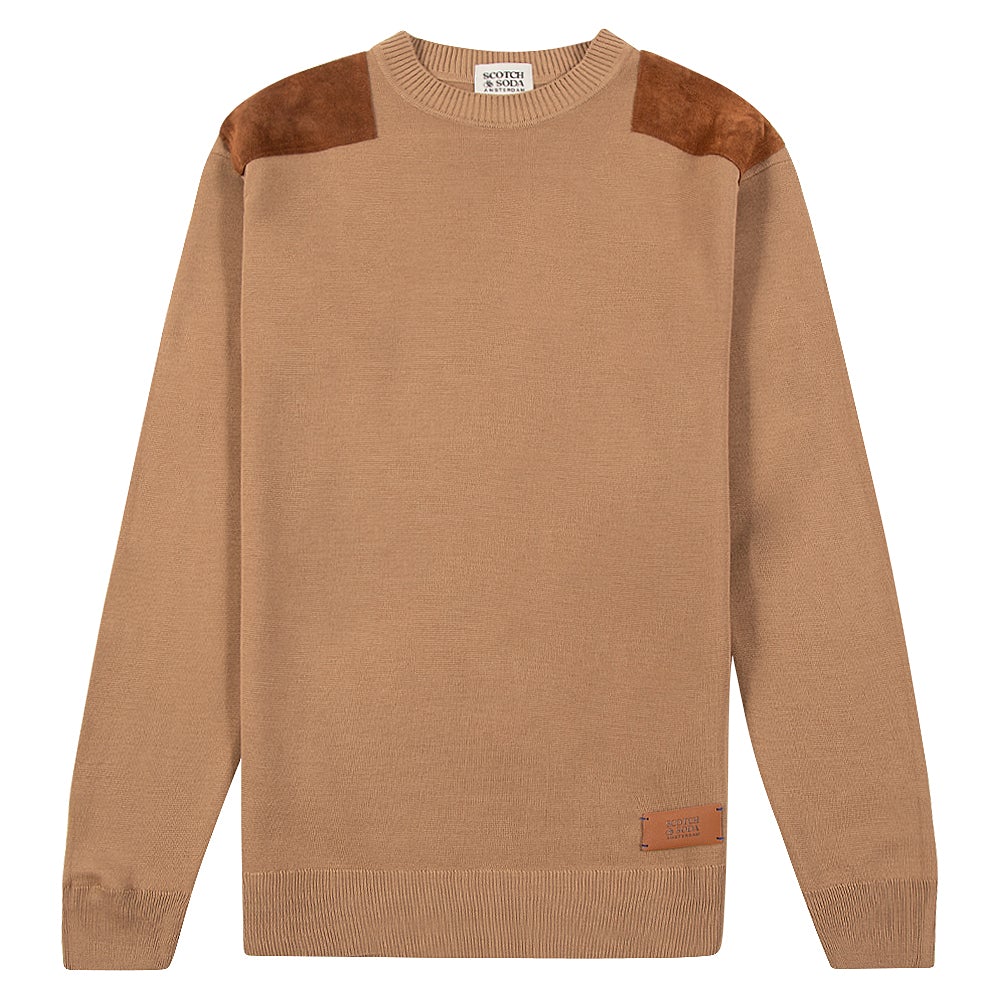 Patch Sweatshirt | Sand