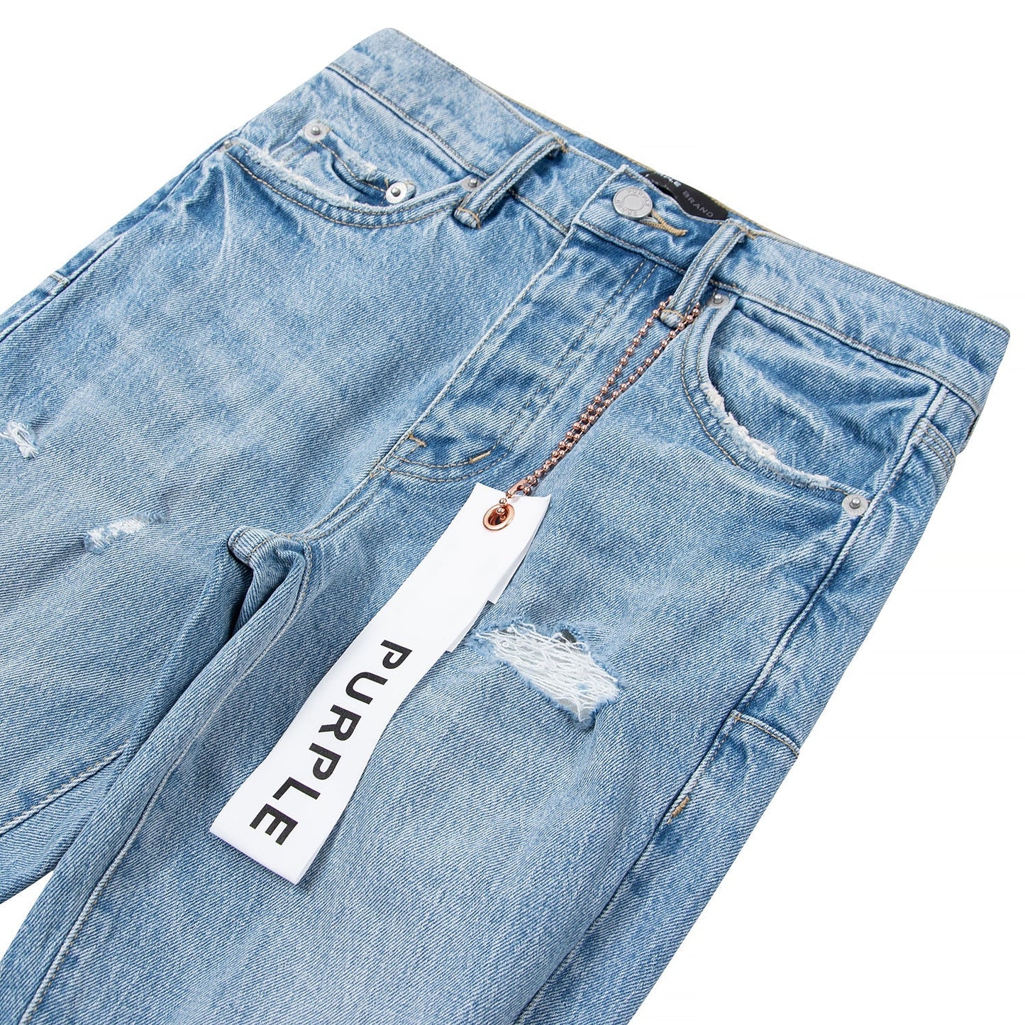 Ripped Flared Denim