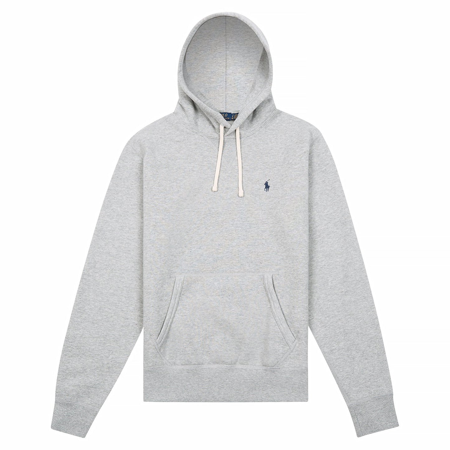 RL Fleece Pullover Hoodie | Grey Heather