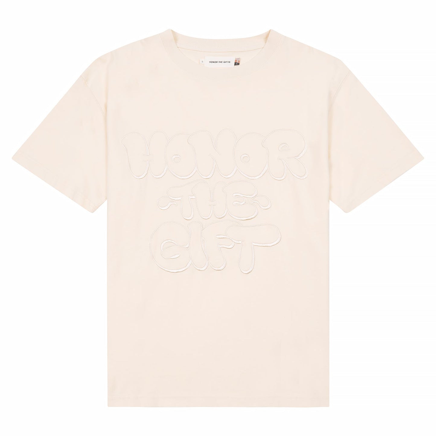 Script Tee | Bone